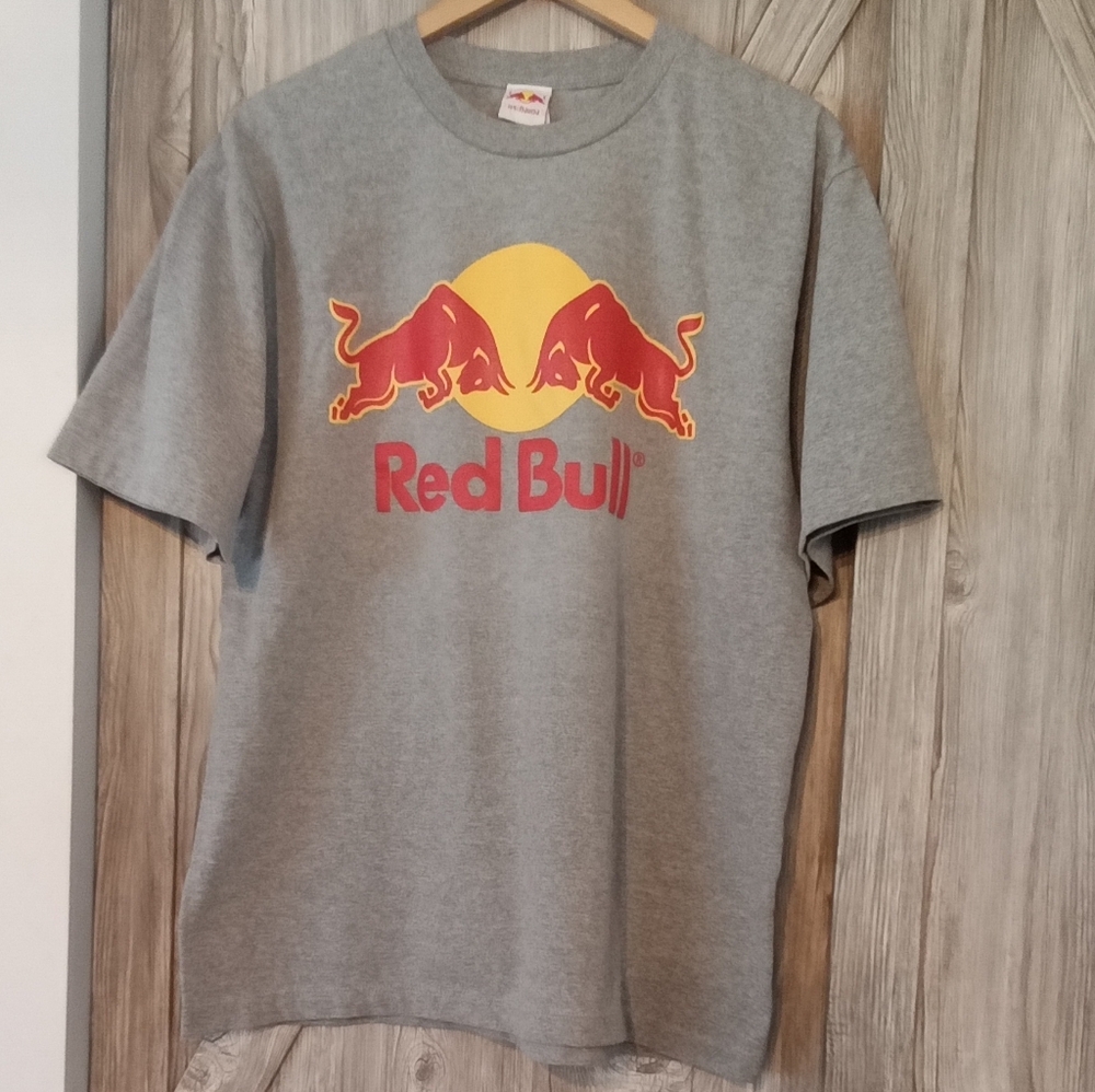 Men's Red Bull Gray T-Shirt XL
